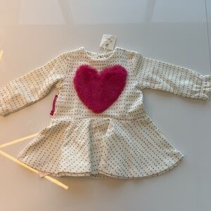 Dress with pink heart